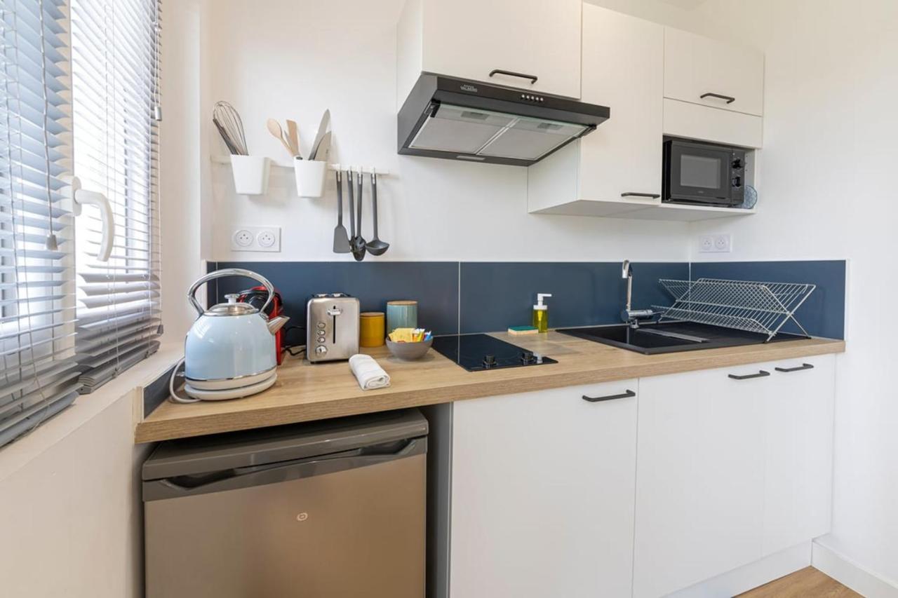 Апартаменты Le Yellow, Studio Renove, Tout Confort, Jardin Сен-Жак-де-ла-Ланд Экстерьер фото
